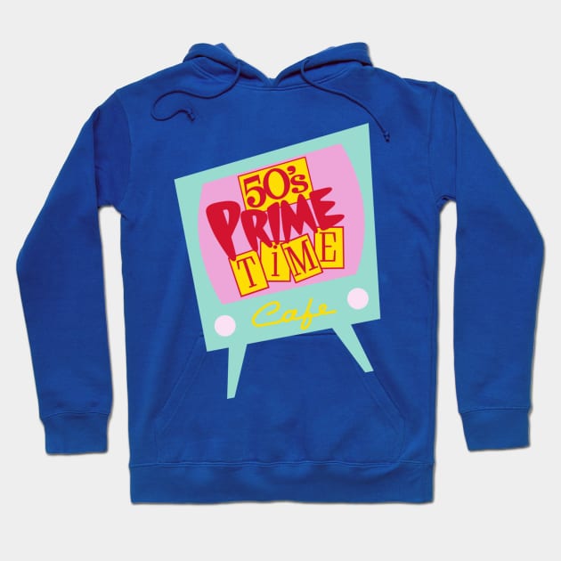 50's Prime Time Cafe Hoodie by Mouse Magic with John and Joie